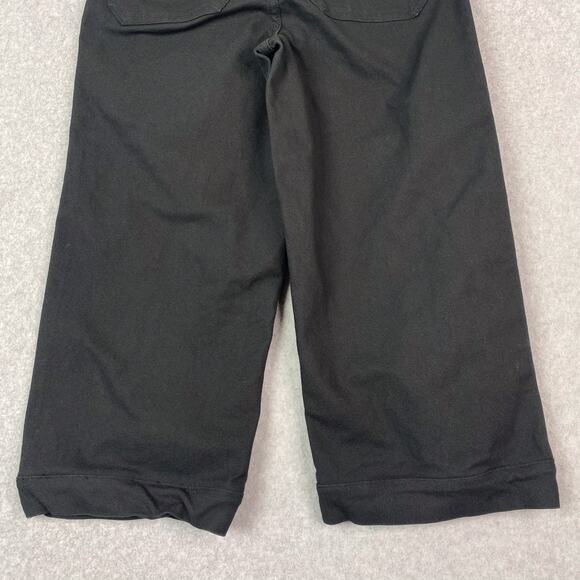 Madewell Womens 24 Petite Black Emmett Wide Leg Crop Pant - Picture 7 of 10